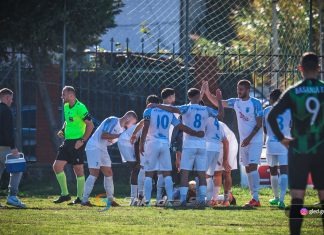 KF Shiroka nuk e vë në dyshim suksesin me Basanian, fiton bindshëm derbin e qarkut Shkodër