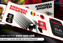 Nis shitja e biletave për ndeshjen Andorra – Shqipëri