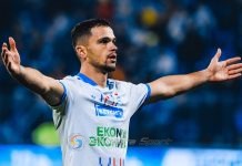 Goli i sulmuesit shkodran Belajdi Pusi i jep fitoren ekipit të tij. Kryeson renditjen e golashënuesve më të mirë