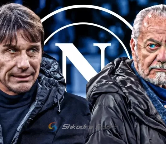 Napoli në kaos, reagon De Laurentiis: Krenar që e kam Conten në krah, në internet shkruhen përralla