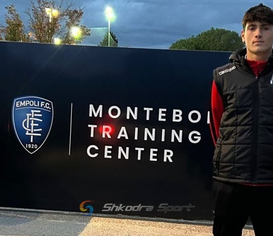 Emanuel Lacinej, mbrojtësi 14 vjeçar shkodran 1.90 metra i gjatë që po spikat në Itali dhe ëndërron kombëtaren shqiptare