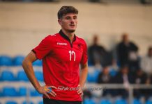 Sulmuesi shkodran Erald Maksuti humbet dy ndeshjet e nëntorit të kombëtares U21 për shkak të dëmtimit
