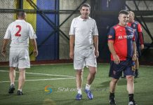Kampionati 5×5 Masters/ Gazetarët shkaktojnë surprizën e ditës, barazim 3-3 me Veteranët e Vllaznisë