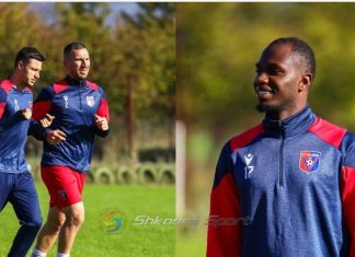 Vllaznia me grup të plotë në stërvitje, rikthehen Bismark dhe Dros