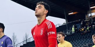 Shkodrani Raffaele Huli 90′ titullar në portën e Juventus U19 në ndeshjen e ‘UEFA Youth League’