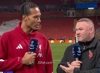 Rooney akuzoi Salah dhe van Dijk si përtacë, holandezi i përgjigjet pas fitores me Realin: Nëse shikon ndeshjet kupton më shumë!