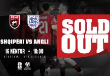 Interesim i jashtëzakonshëm nga tifozët, shiten të gjitha biletat për ndeshjen Shqipëri-Angli