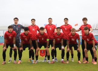 Shqipëria U19 humbet 0-1 ndaj Malit të Zi