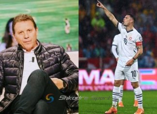 U fërshëllye nga i gjithë stadiumi, Sokol Kushta reagon për Granit Xhakën: Familje për t’u marrë shembull