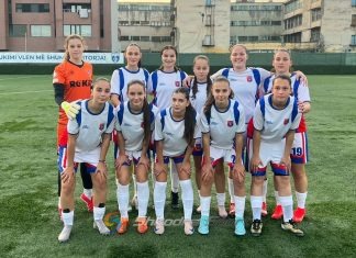 Vllaznia U17 për femra e nis me fitore kampionatin. Mund 3-1 Teutën në Durrës