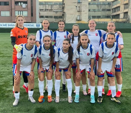 Vllaznia U17 për femra e nis me fitore kampionatin. Mund 3-1 Teutën në Durrës