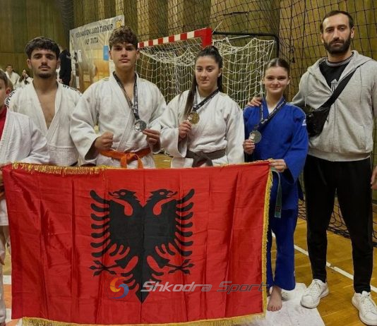 Tre medalje për xhudistët e Vllaznisë në turneun ndërkombëtar të Tivatit