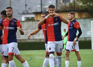 Vendos goli i Kapllanajt, Vllaznia U19 mund Laçin kryesues