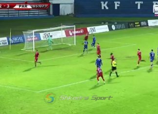 Përmbysje ‘e çmendur’ në ‘Niko Dovana’, nga 2-0 në 2-3. Partizani mund Teutën me 10 lojtarë