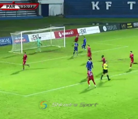 Përmbysje ‘e çmendur’ në ‘Niko Dovana’, nga 2-0 në 2-3. Partizani mund Teutën me 10 lojtarë