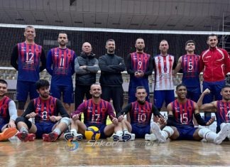 VOLEJBOLL/ Vllaznia mund edhe Ferizajn, kryeson Ligën ‘Gjergj Kastrioti’